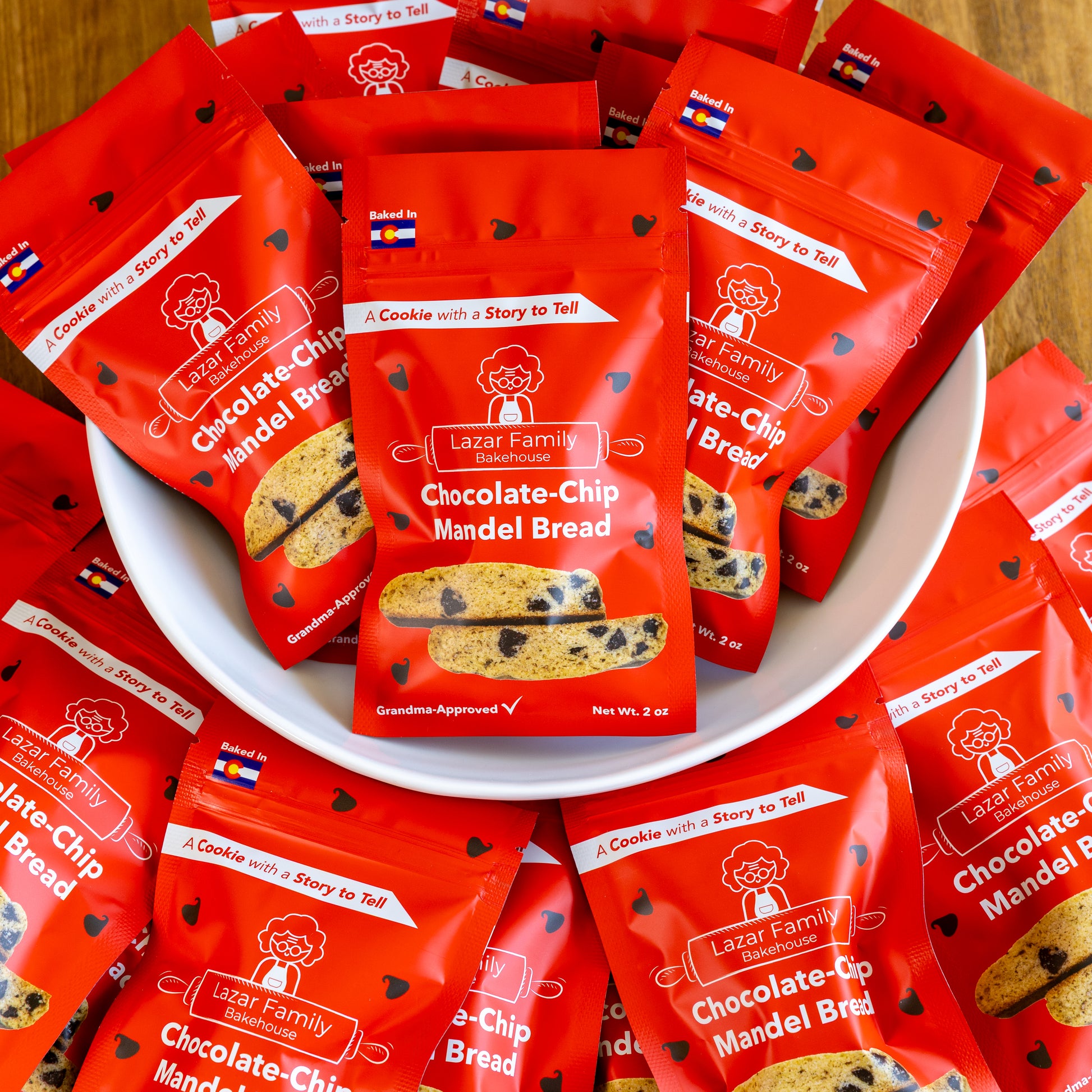Treat the Office corporate gift box of chocolate-chip mandel bread