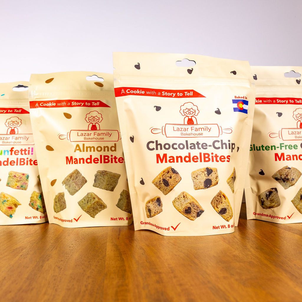 Bakehouse Tour mandel bread gift box, close view