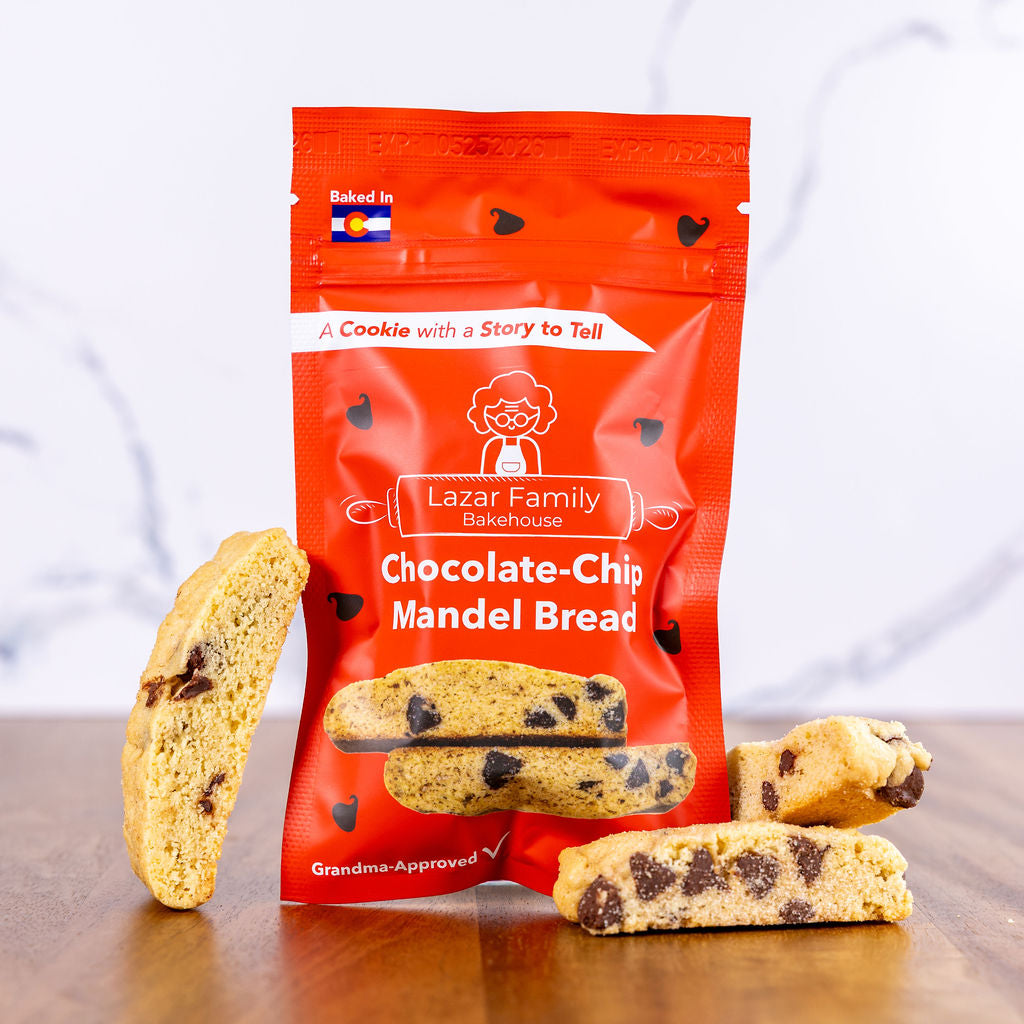 Two Pack of Chocolate Chip Mandel Bread